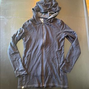 Moosejaw Large Black Hoodie Sweatshirt Made in Michigan Blank Plain Basic Work